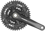 Shimano Crankset 3 x 9 Speed FC-MT210-3 avec 175 mm Crankarm 40-30-22T noir