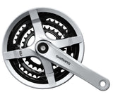 Shimano Craket Set 6 7 8 vitesses FC-TY501 175 mm 48 x 38 x 28t Silver