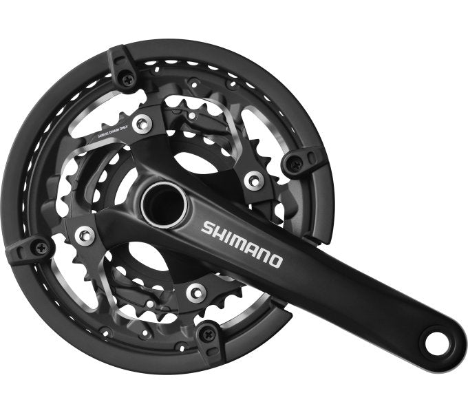 Shimano kampisarja 3 x 10-nopeuksinen Trekking FC-T551 175 mm kampivarrella 44-32-24T sis. BB52 musta
