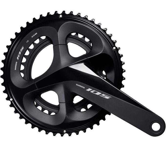 Shimano Crankset 2 x 11 Speed ​​105 FC-R7000 172.5 53-39t üreges tengelyfekete