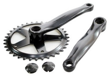 Crank set 36T 152 Black