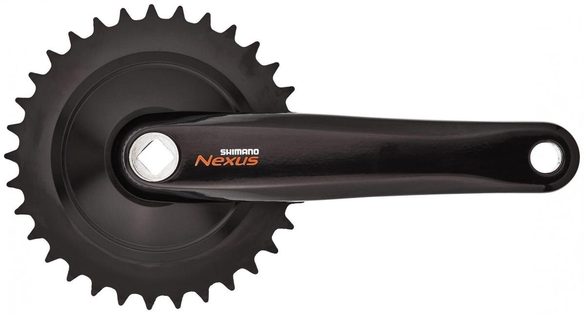 Shimano Crankkel 33T Nexus C6000 mit 170 mm Kurbelarm - Silber