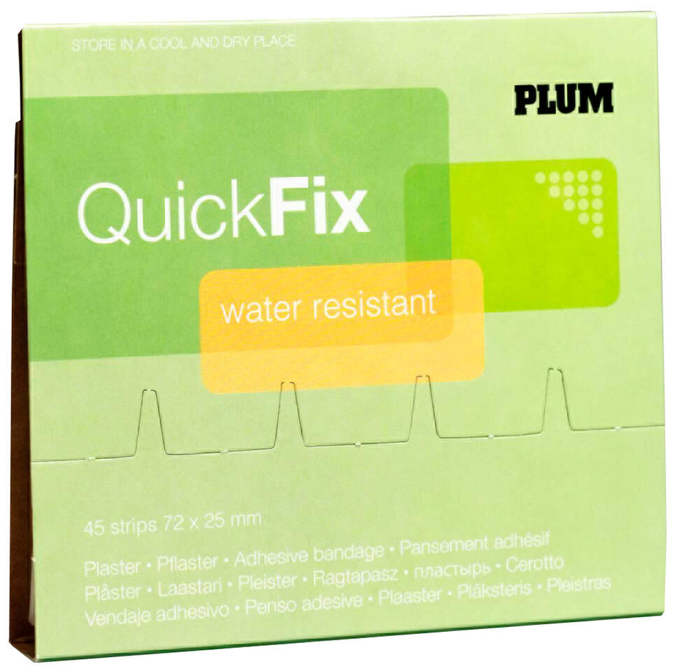 Plum plaster quickfix water resistant plaster waterproof 45 pcs refill pack