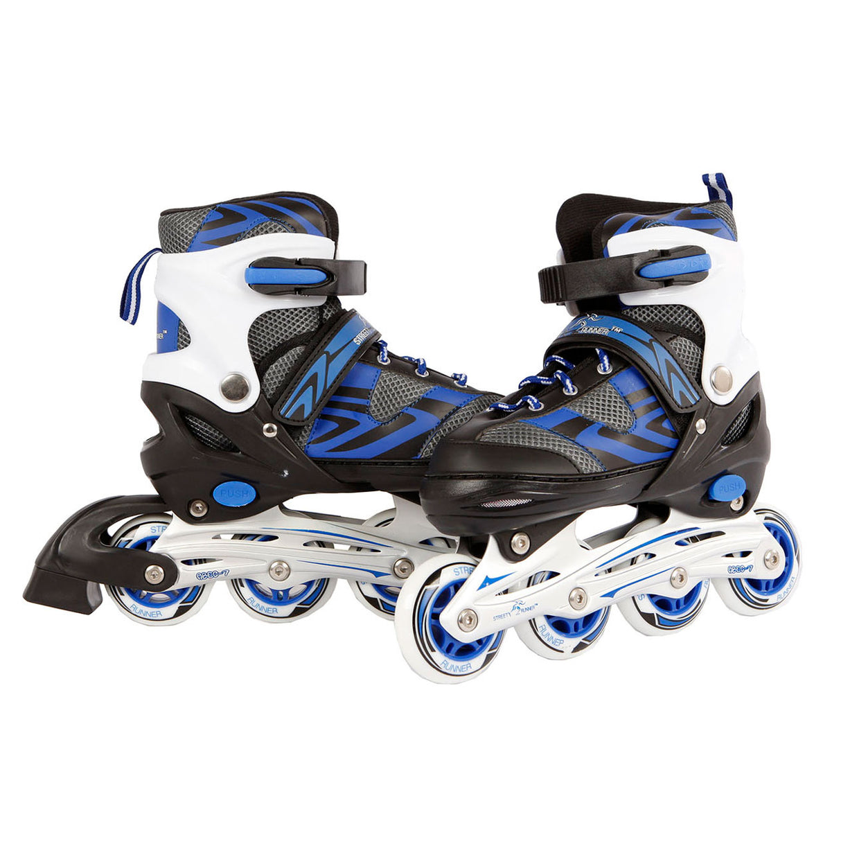 Street Rider children's inline skates blue black, size 29-32