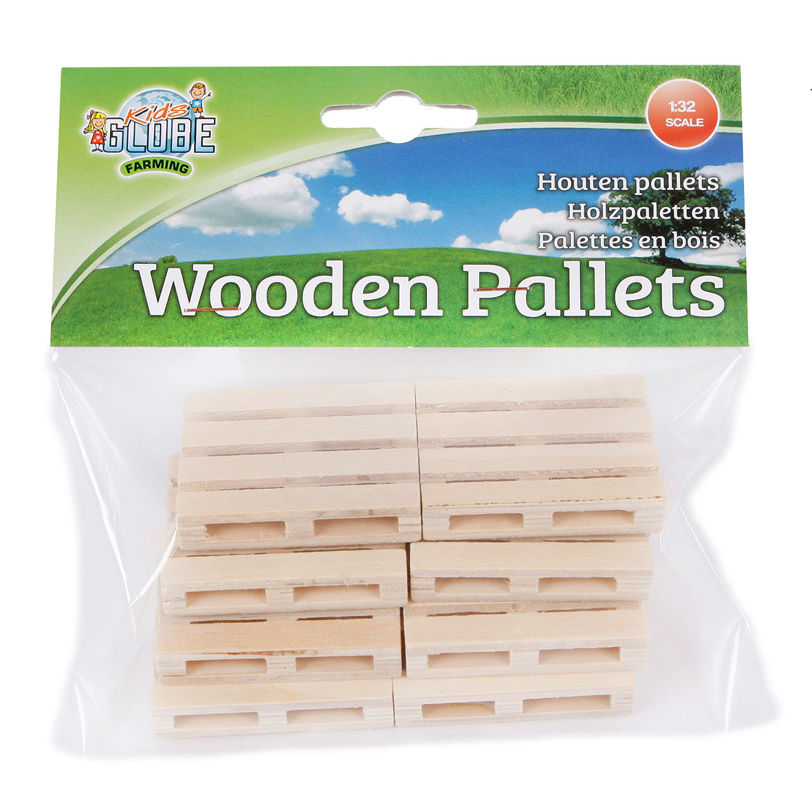 Kids Globe Wooden Pallets 1:32, 8st.