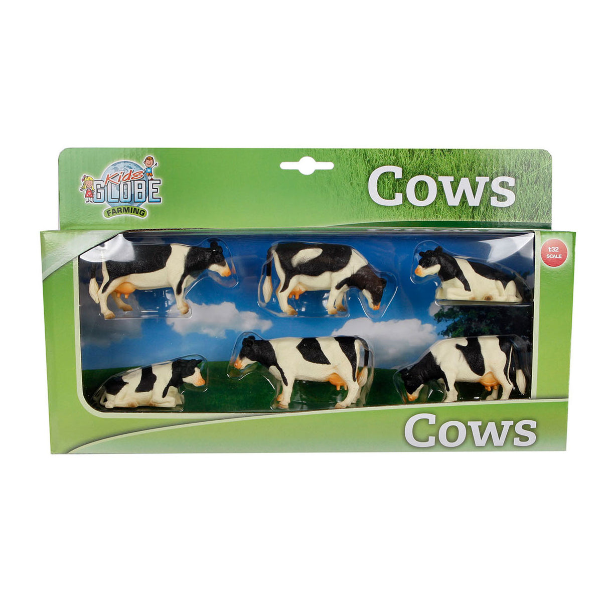 Kids Globe Globe Cows 1:32, 6st.