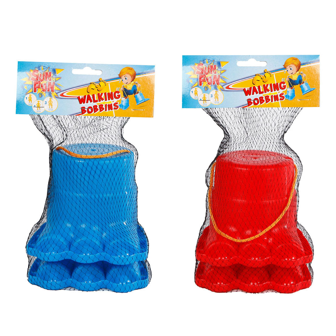 Bobbins andando de cor - por par
