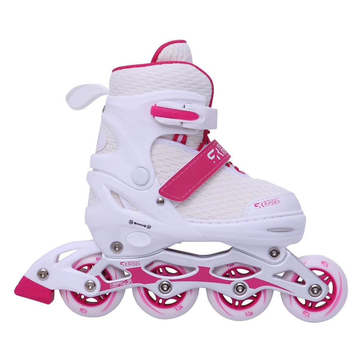 Street jinete en línea skeelers blancos, talla 38-42