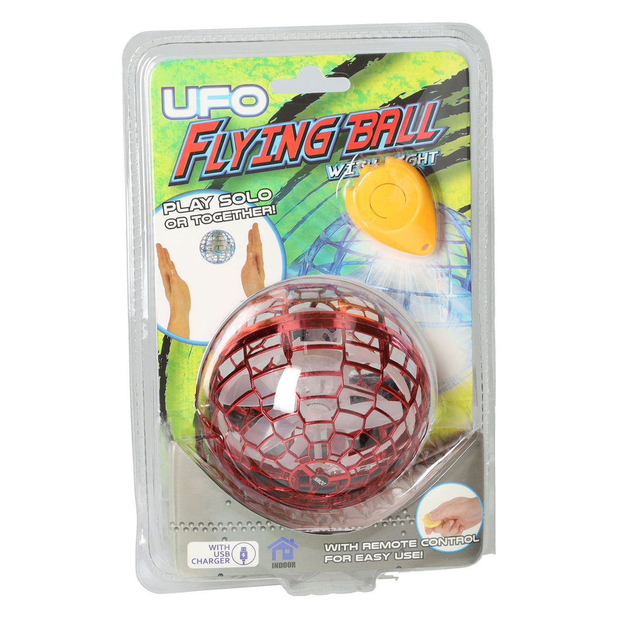 UFO Flying Ball mit Licht mit Fernbedienung und USB