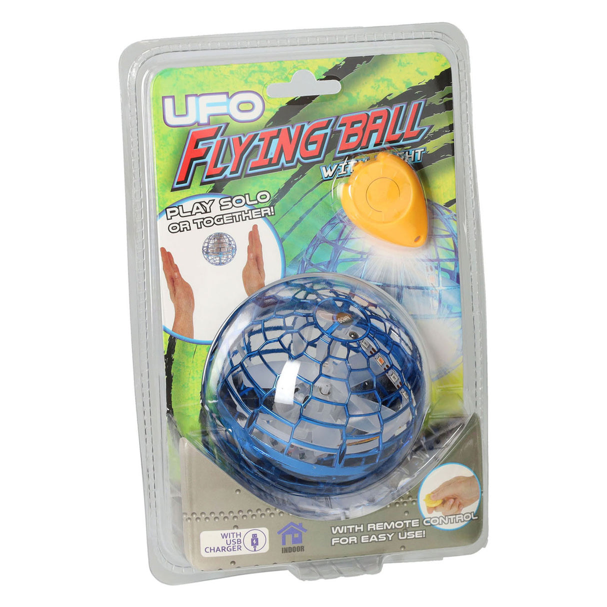 UFO Flying Ball mit Licht mit Fernbedienung und USB