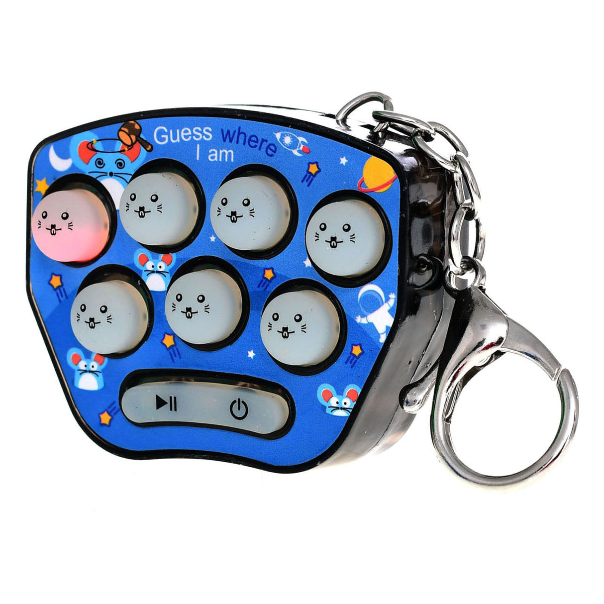 Brain games hamster game keychain light+sound