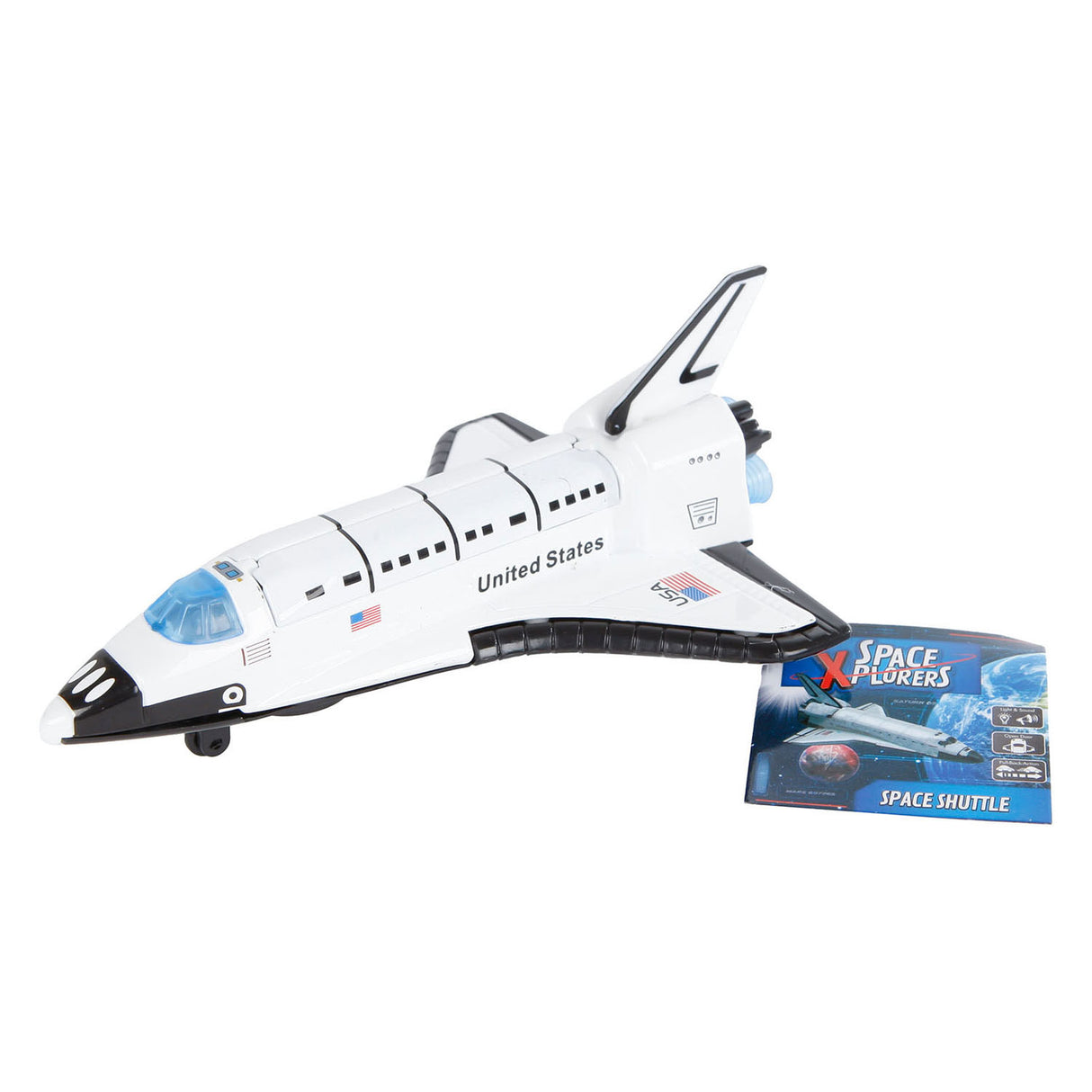 Spaces xplorers space shutle die-cast light and sound