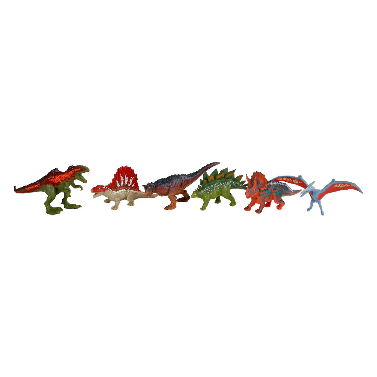Dinoworld Dinosaur Play Figure, 6st.