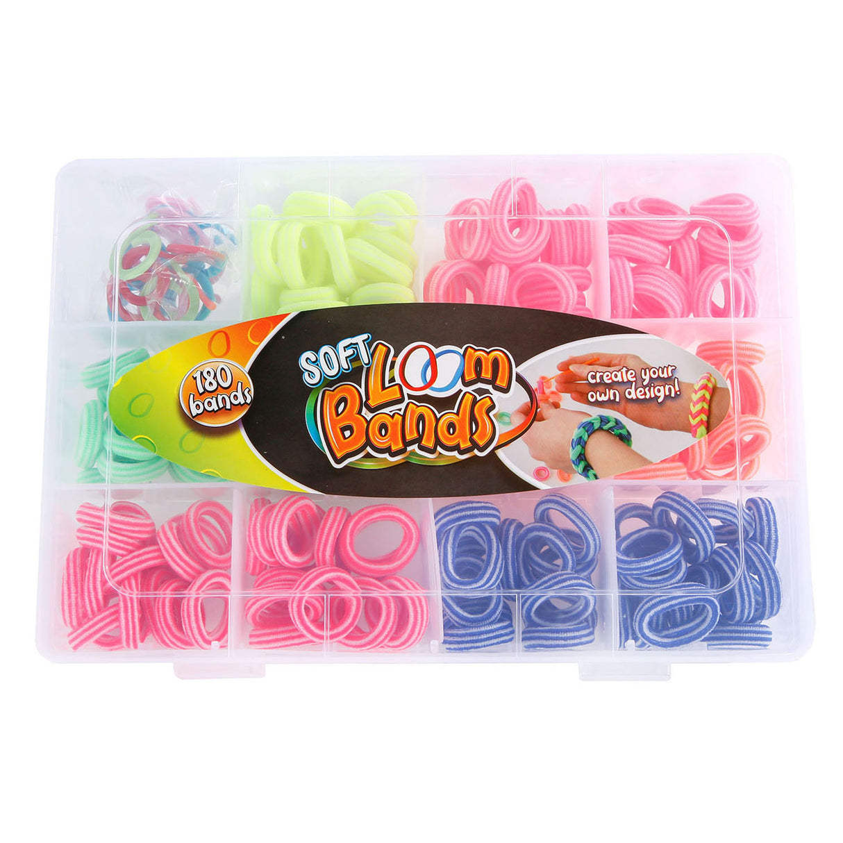 Bandas de teto suave com 180 bandas e 15 clipes