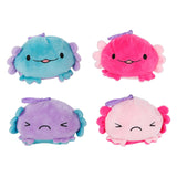 Axolotl reversible keychain plush, 10cm