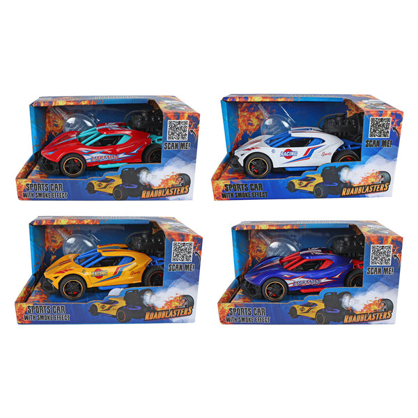 Roadblasters tir-back Racing Car avec de la fumée, de la lumière et du son