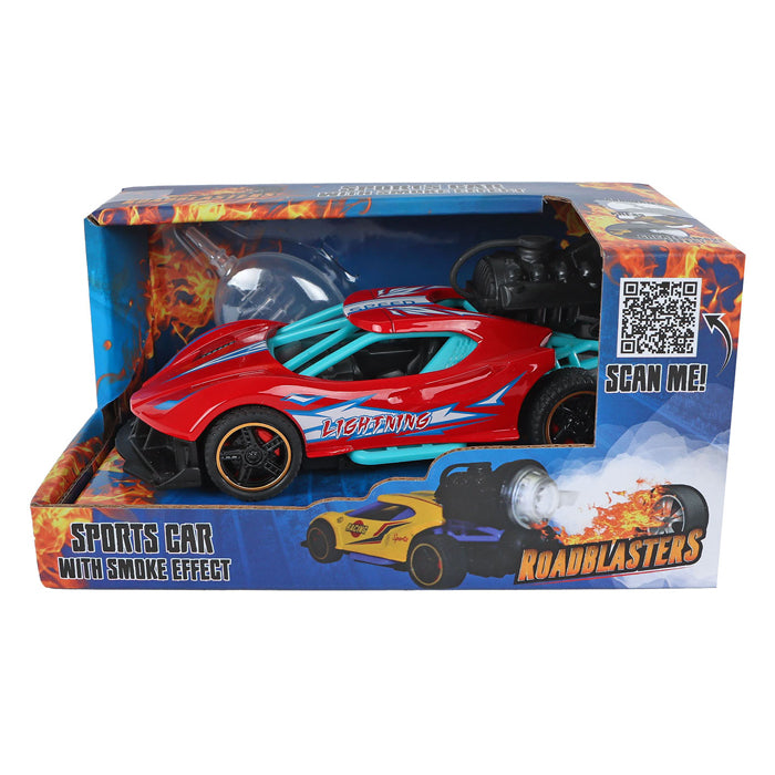 Roadblasters tir-back Racing Car avec de la fumée, de la lumière et du son