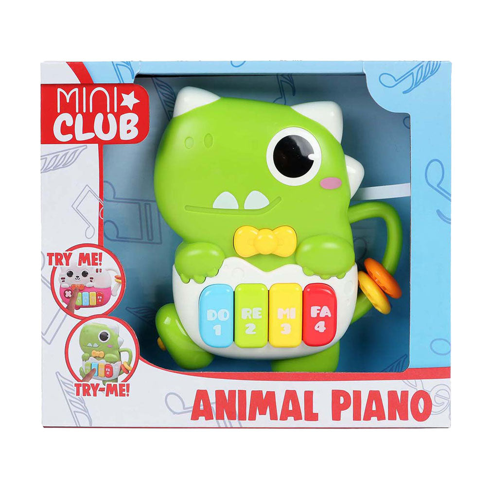 Mini Club Dierenpiano Dino with Light and Sound, 15cm