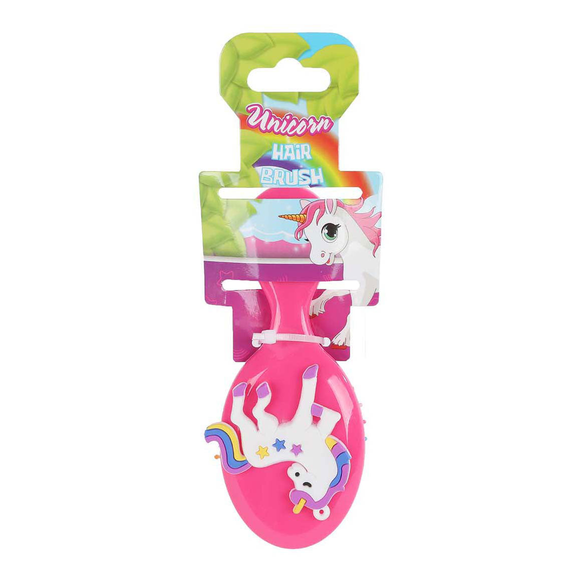 Unicorn hairbrush, 12cm