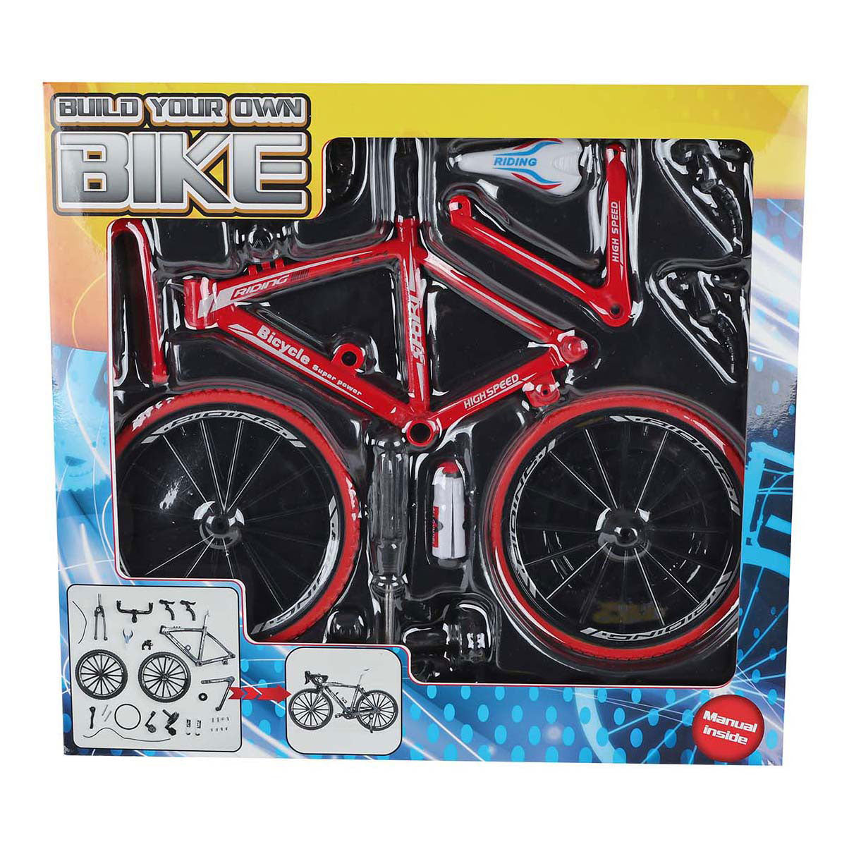Racing Bike Die-Cast Building Kit, 19,5 cm