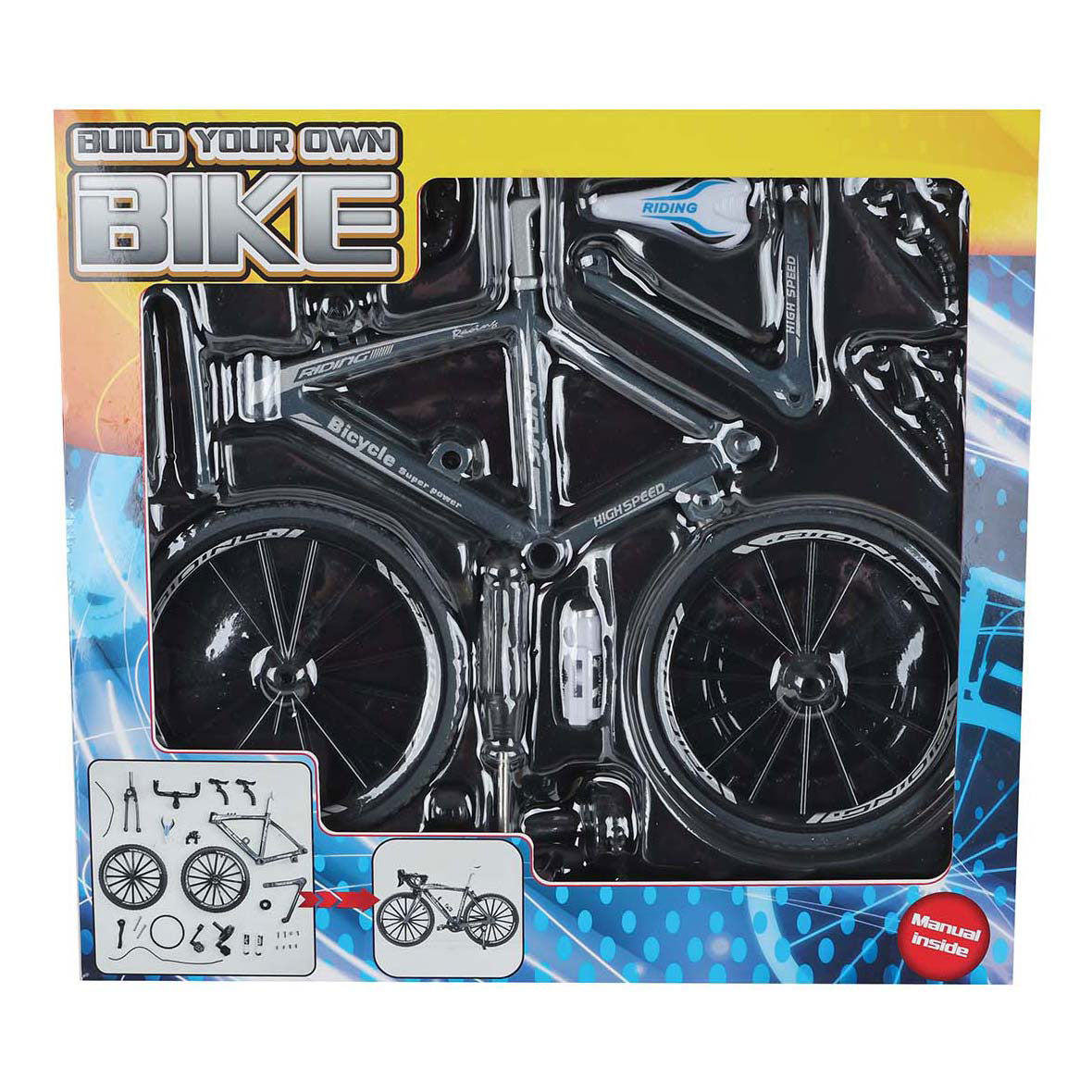 Racing Bike Die-Cast Building Kit, 19,5 cm