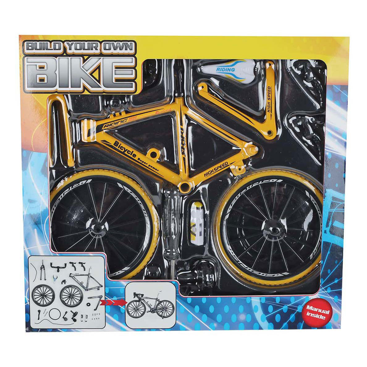 Racing Bike Die-Cast Building Kit, 19,5 cm