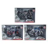 Racefiets die-cast kleur, 20,5cm