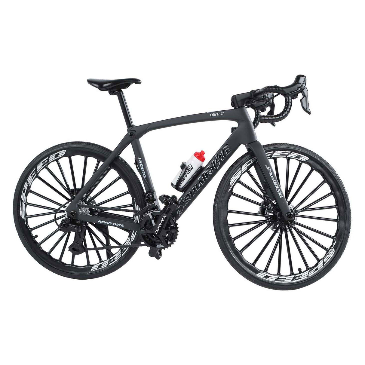 Racefiets die-cast kleur, 20,5cm