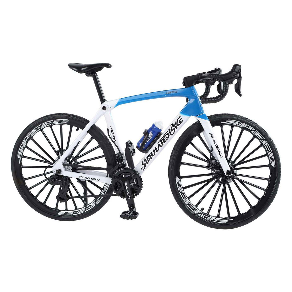 Racefiets die-cast kleur, 20,5cm