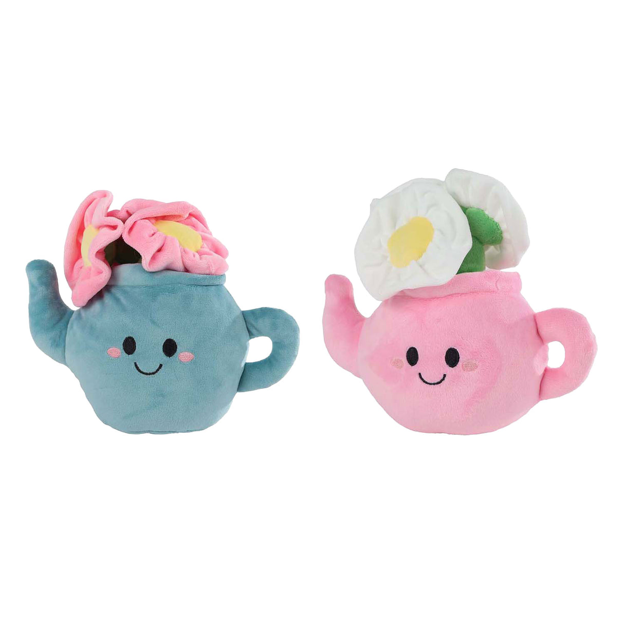 Take Me Home Hug Plant Plush - Teapot with Flowers, 18cm