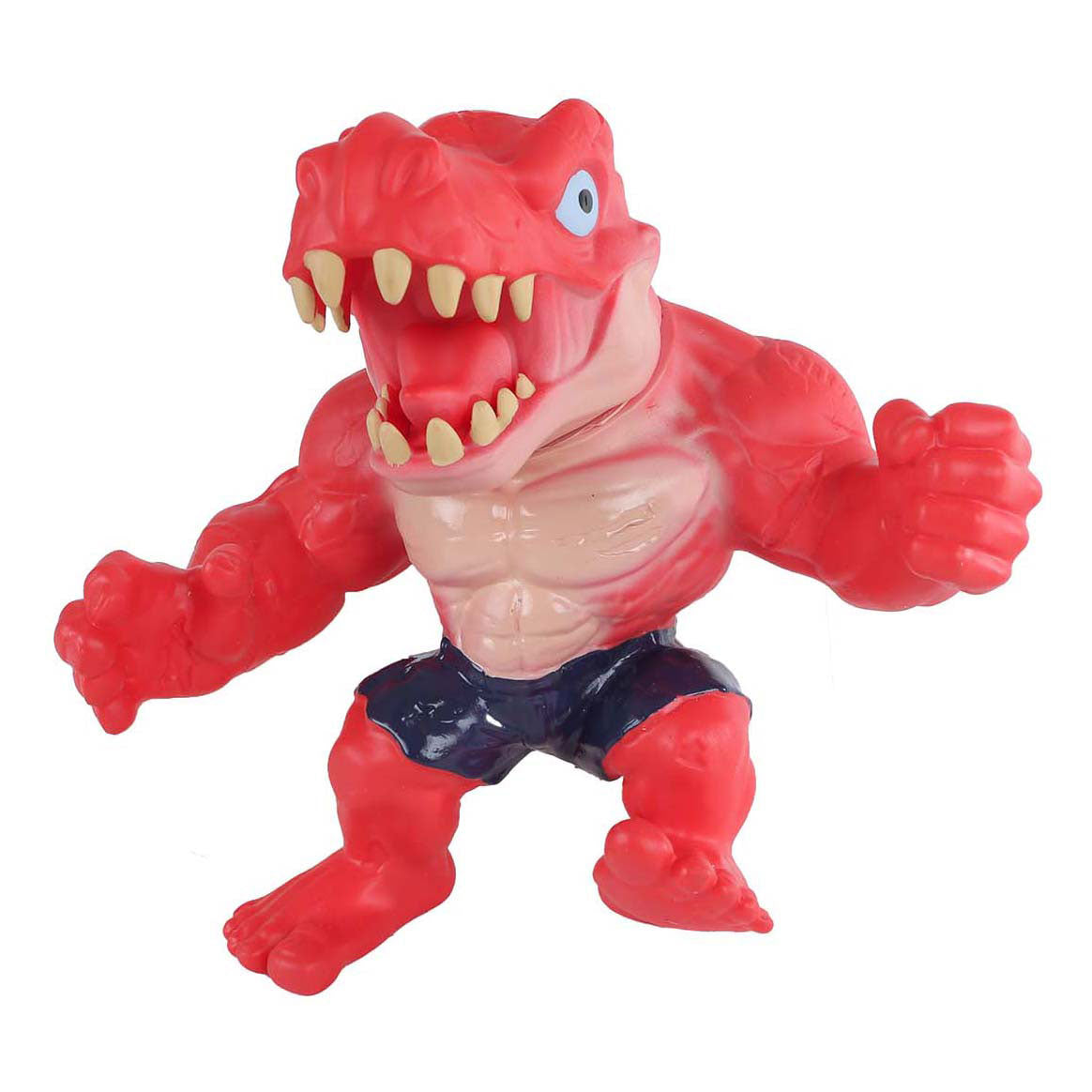 Brainboooom stretch monsterroofdier dinosaurus rood, 22cm