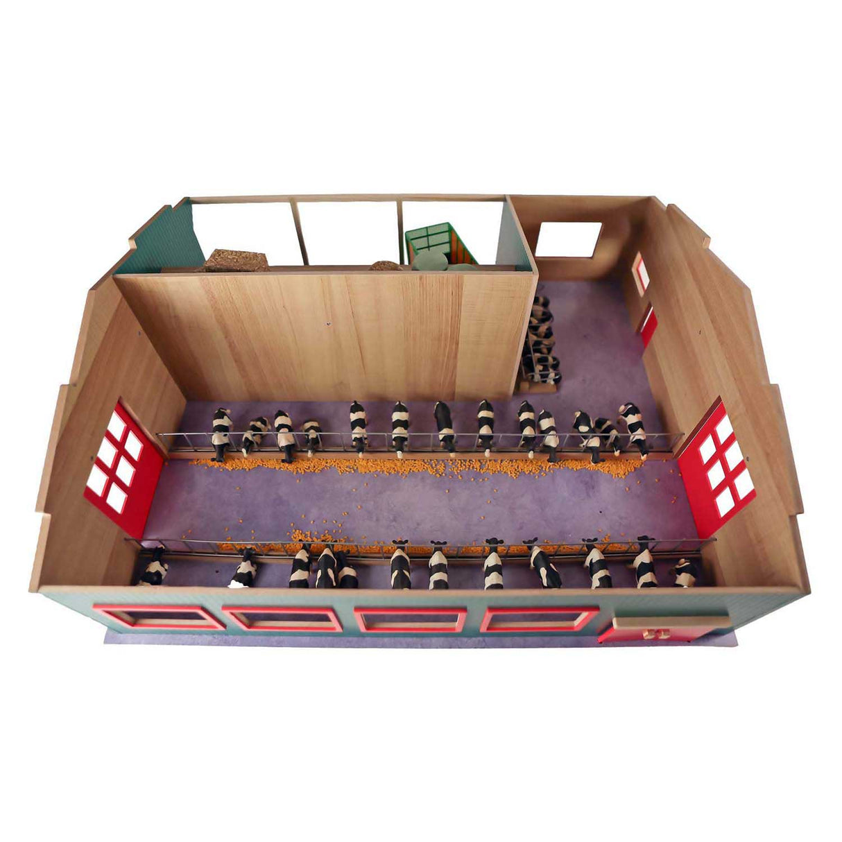 Kids globe stable with storage and pasture 1:32