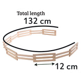 Kanner glänzend hëlze Fieder 1:32, 132cm