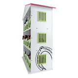 Kids globe paarden opbergbox met 12 boxen