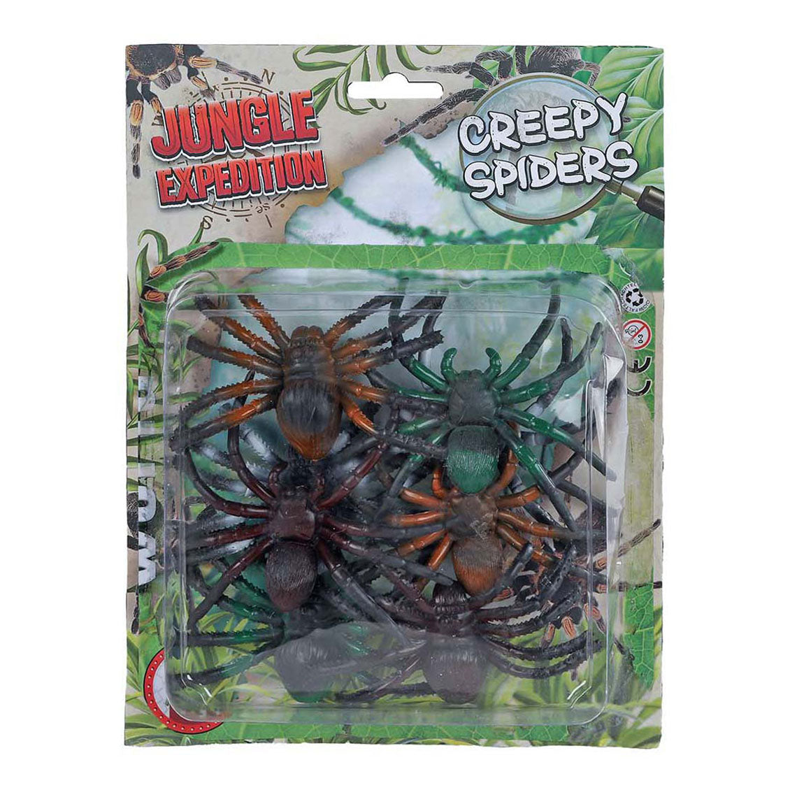 Jungle Expeditiounspiller 6cm, 8st.