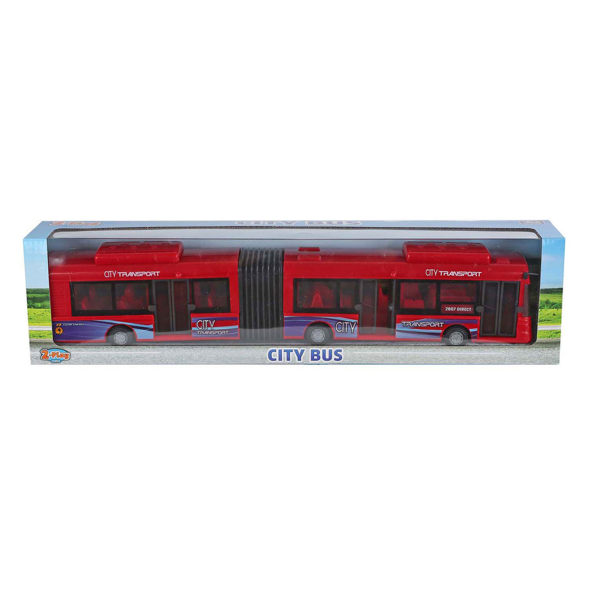2-hrací autobus harmoniku 39 cm 2play