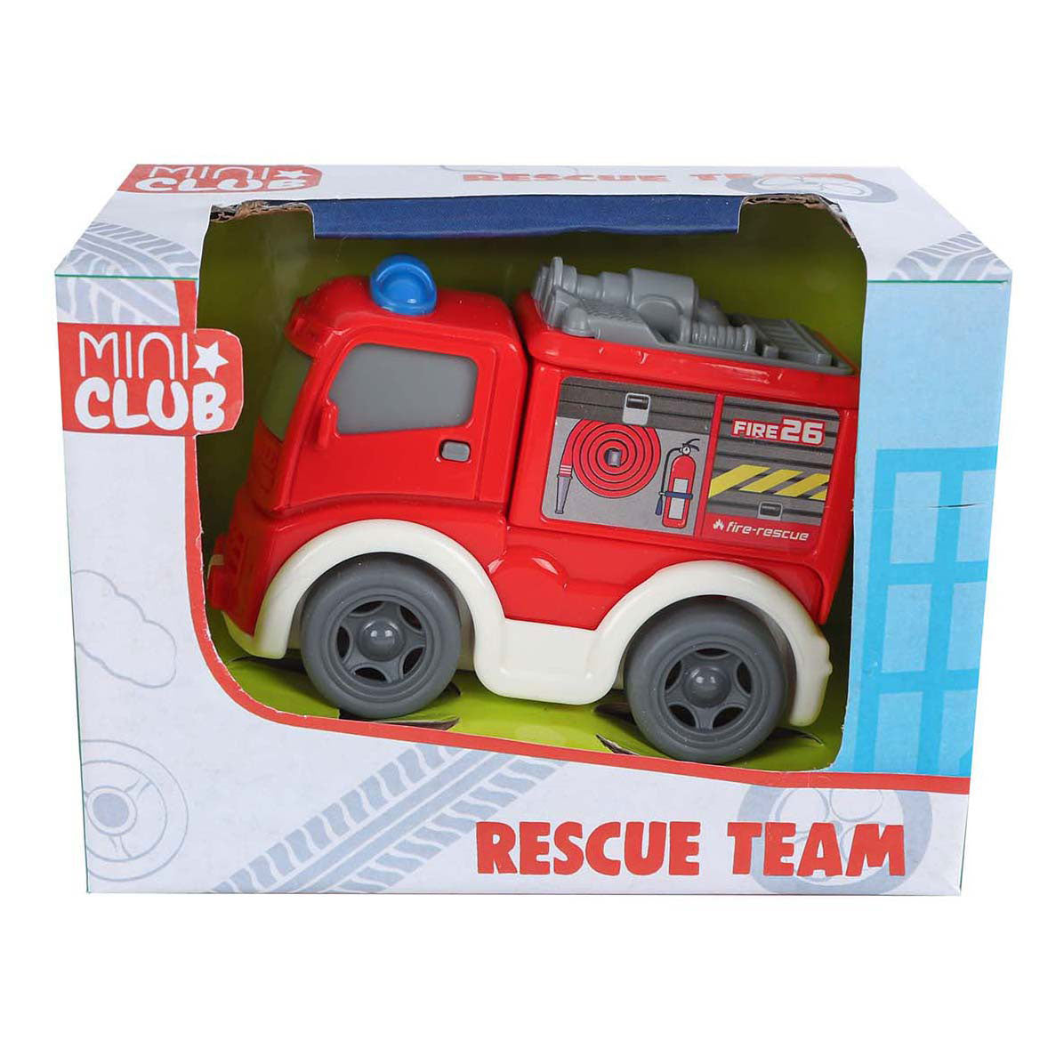 Mini Club Emergency Service Vehicle Free Wheel, 8 cm