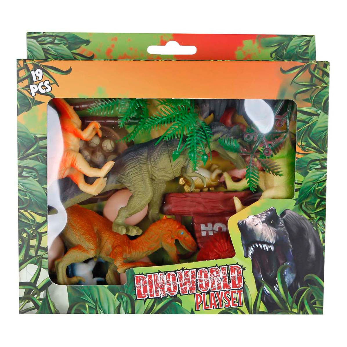 Dinoworld Dinosaurus play set, 19dlg.
