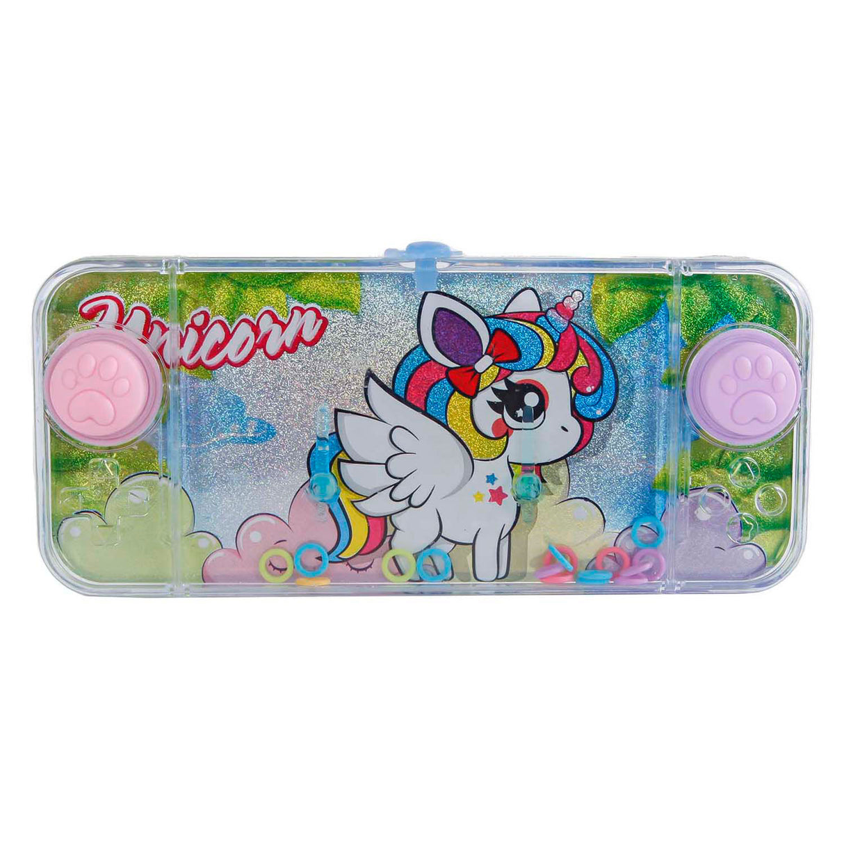 Unicorn water patience game, 15.5x7cm
