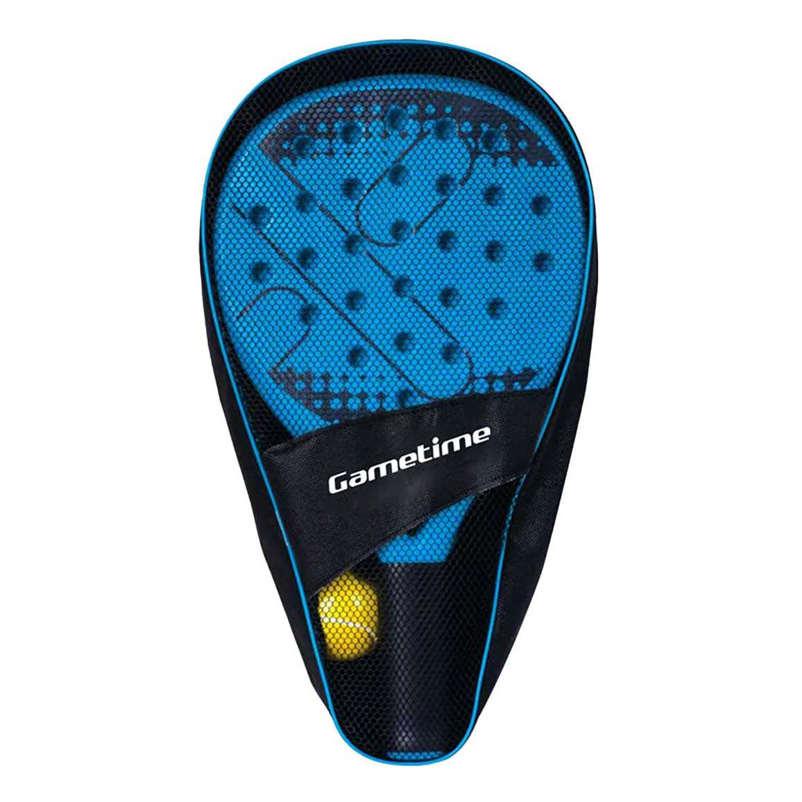 Gametime Padel Juego de 2 raquetas con pelota en la bolsa de almacenamiento, 3DLG.