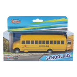 2-play amerikansk skolebus pull back - 14cm