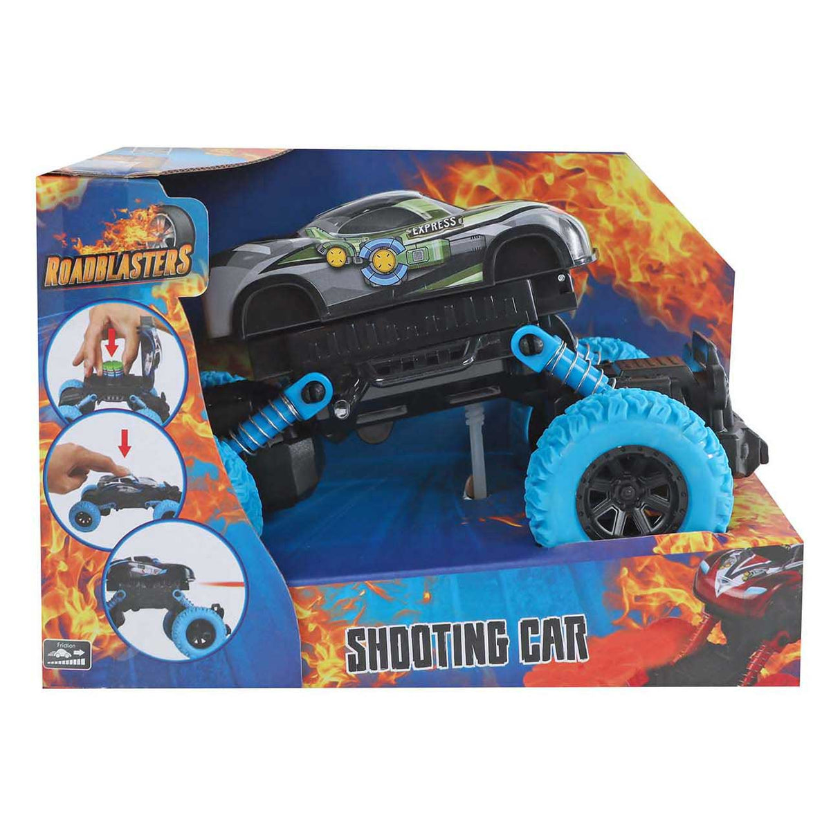 Roadblasters big wheel truck schietfunctie