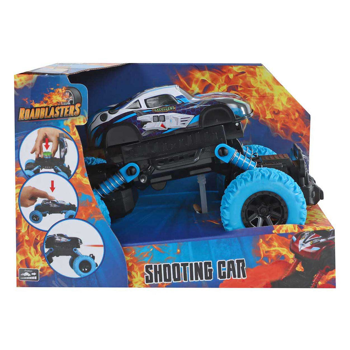 Roadblasters big wheel truck schietfunctie