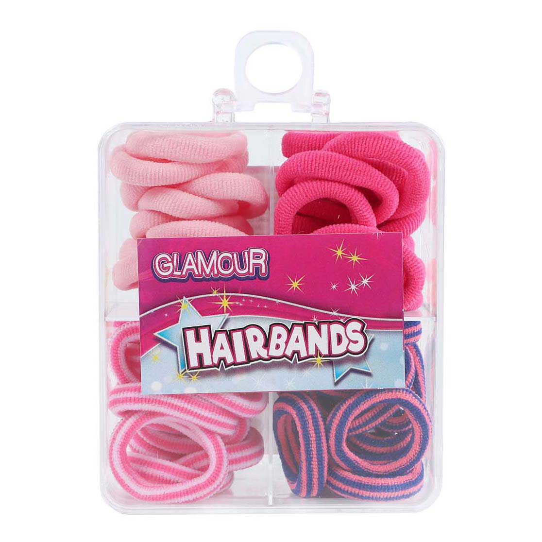 Glamour haarbandjes - 48st.