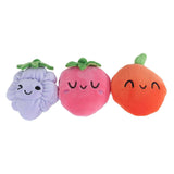 Fluffy menu pluche smoothie met fruit - 20cm