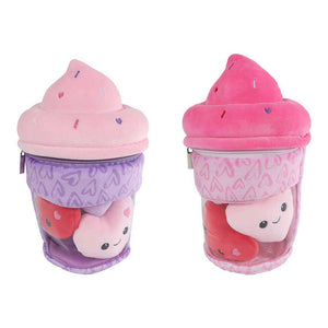 Fluffy menu plys is med 3 hjerter - 25cm