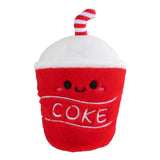 Fluffy menu pluche knuffel drankje