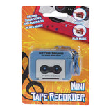 Sleutelhanger cassetterecorder - 5,5cm