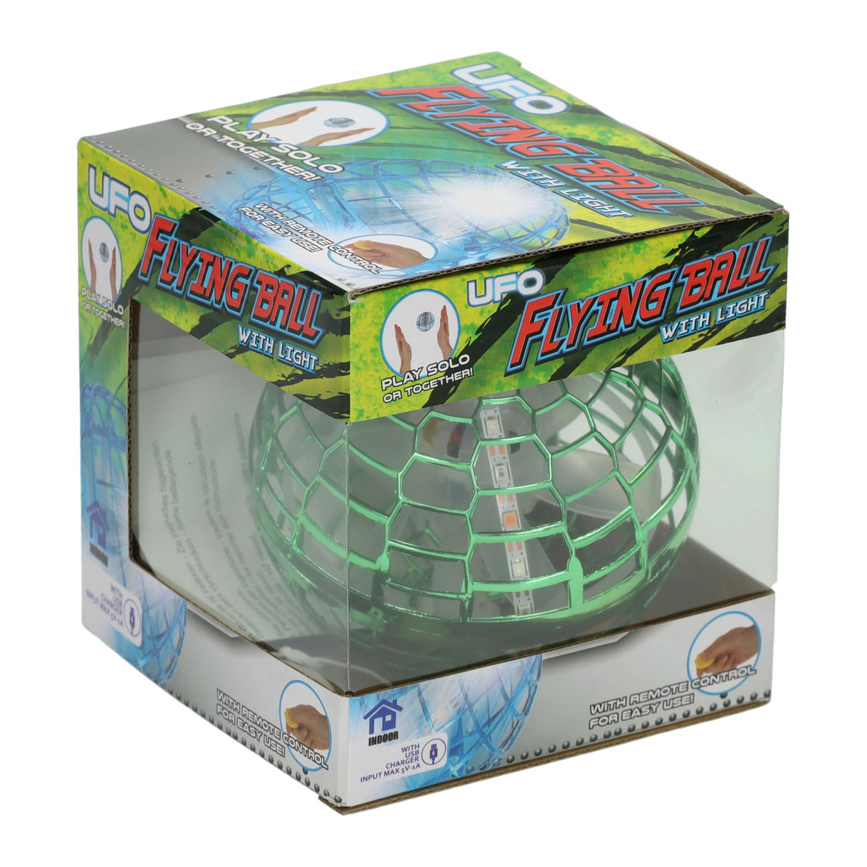 Ufo flying bal met licht usb