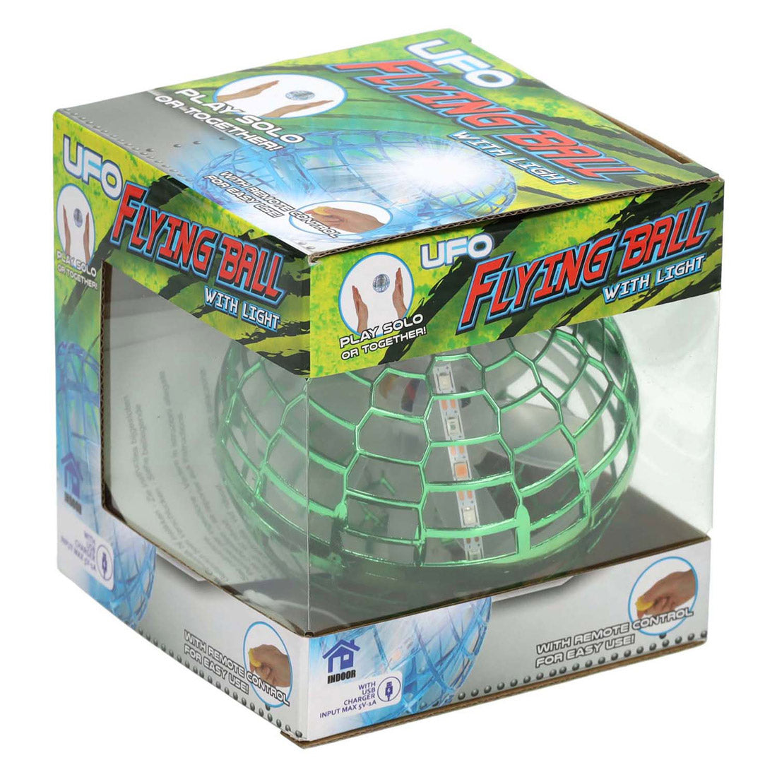 Ufo flying ball with light usb